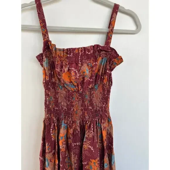 Vintage Lanz Original Boho Floral Smocked Maxi Dress, EUC, Fits S-L - Picture 3 of 7